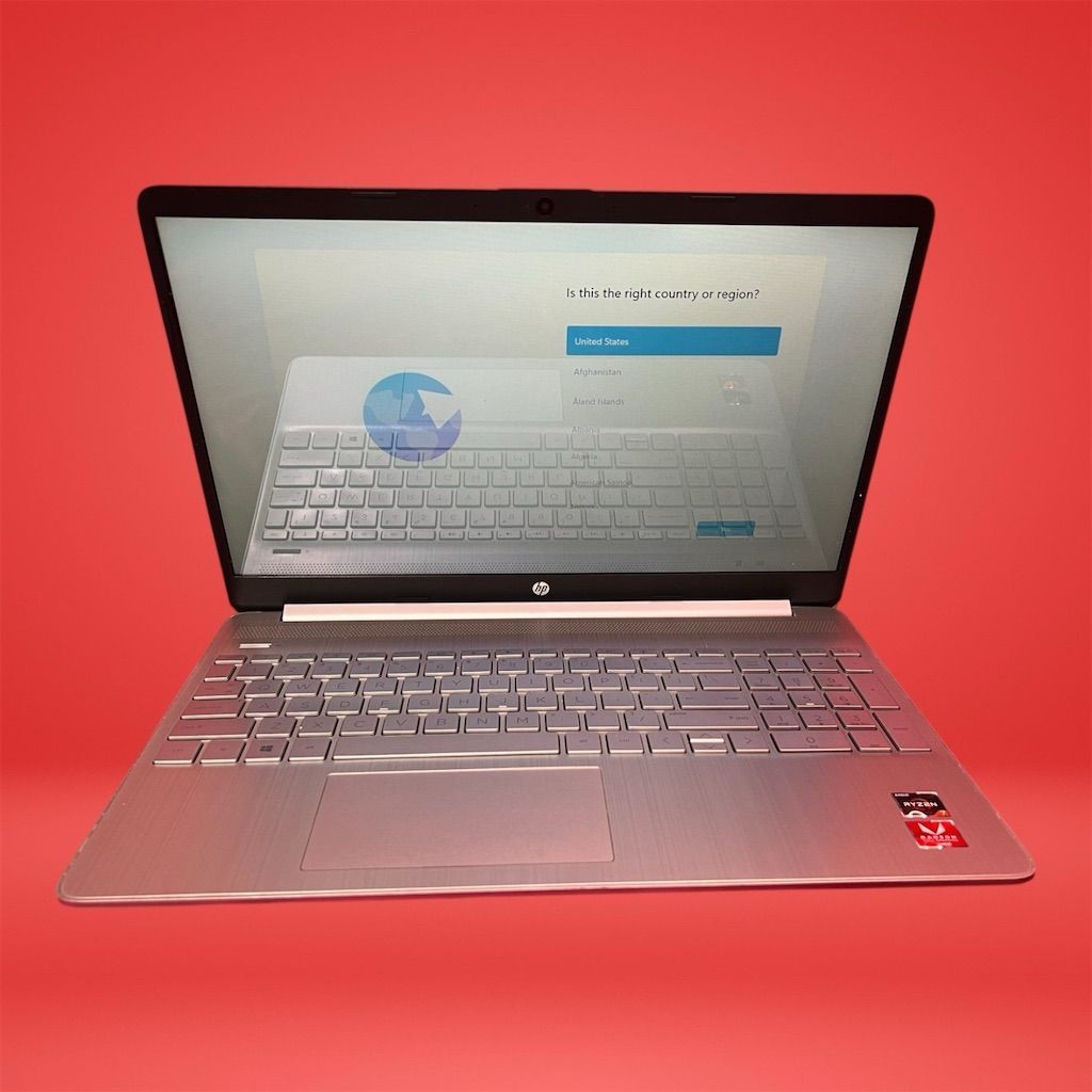 HP Laptop 15-ef0xxx 15.6" AMD RYZEN 7 3700U 16GB RAM 256GB NVMe Win 11 Home