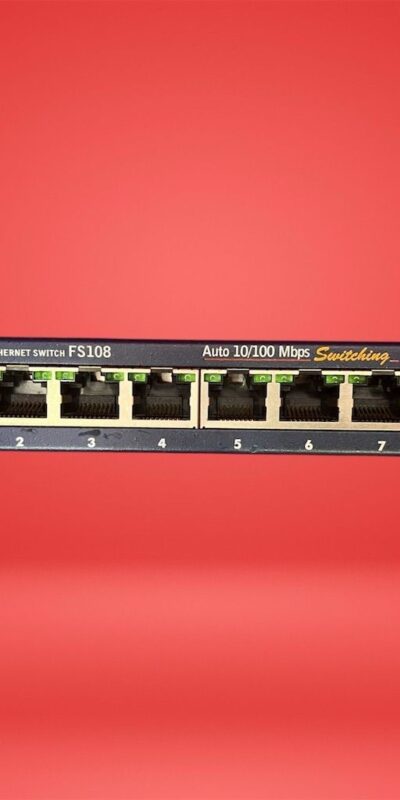 NETGEAR ProSafe 8-Port Fast Ethernet Switch FS108