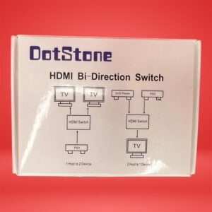 DotStone HDMI Bi-Direction Switch 1x2 Splitter for Video Player