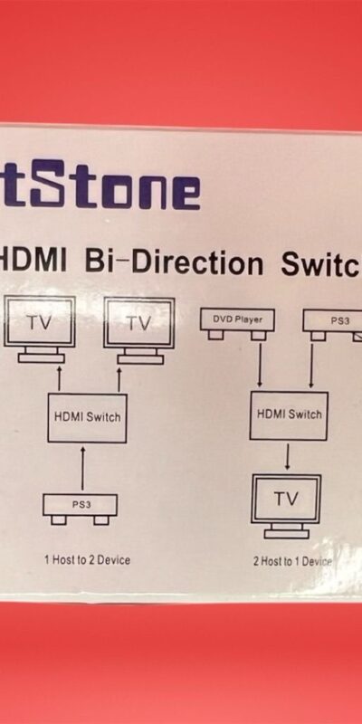 DotStone HDMI Bi-Direction Switch 1x2 Splitter for Video Player