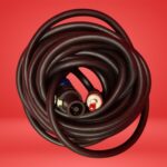 20ft Speakon Connector to 1/4" TS Audio Speaker Cable Black Durable
