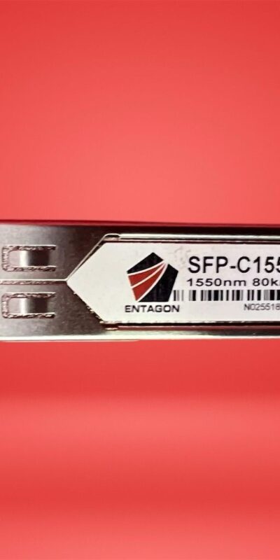 ENTAGON SFP-C155080-CYA 1550nm 80km SMF DOM Transceiver Module