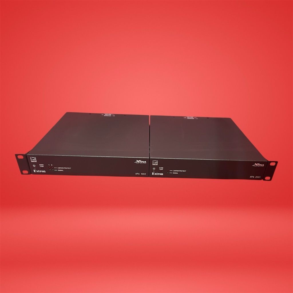 Extron Audio Amplifier Set XPA 2001 & XPA 1002 200W Digital -Channel