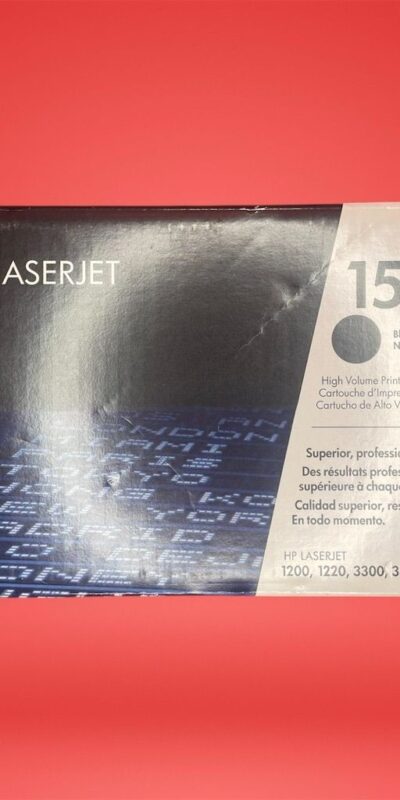 HP Black C7115X 15X LaserJet Toner Cartridge for 1200 1220 3300 3380 Series