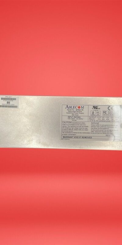 SuperMicro Ablecom SP562-1R 560W 1U AC Power Supply PWS-0057