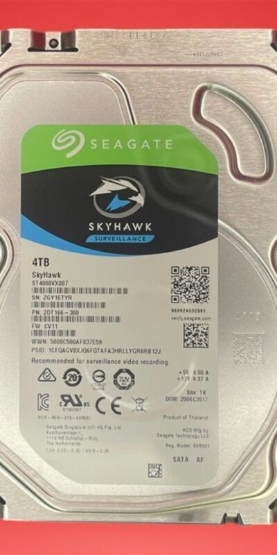 Seagate SkyHawk ST4000VX007 4TB Surveillance Internal Hard Drive 3.5" SATA 6Gb/s