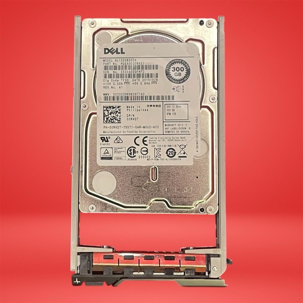 Dell 300GB 15k RPM SAS Internal Desktop Hard Drive with Tray 00RVDT
