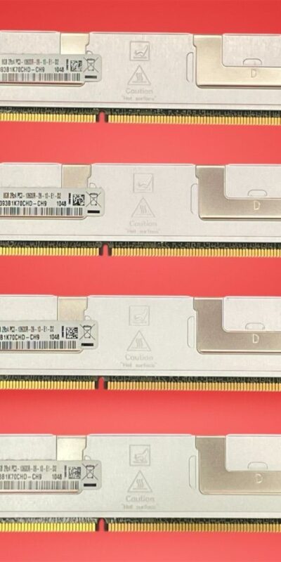 Samsung 32 GB (4x8GB) DDR3-1066MHz ECC RDIMM Memory Modules