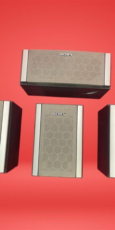 Lot of 3 Sony SS-MSP88 & 1x SS-CNP88 Surround Sound Speakers Good Condition