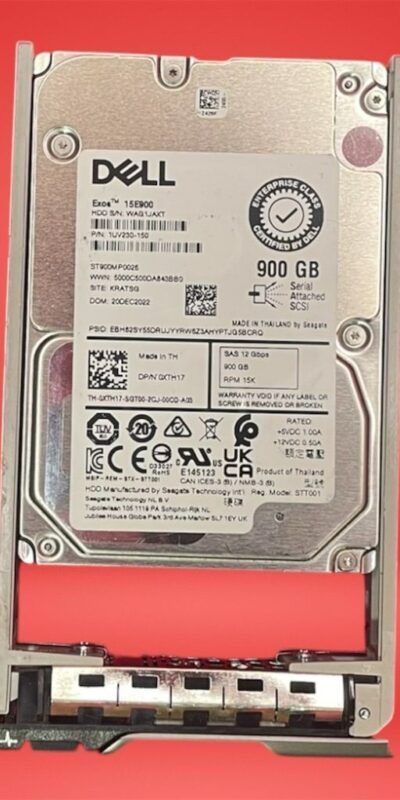 Dell ST900MP0026 900GB 15K RPM SAS 2.5" Internal Laptop Hard Drive