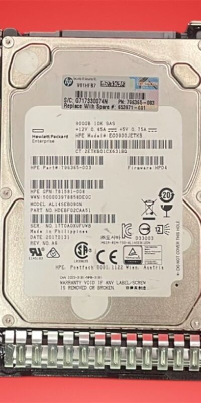 HP EG0900JETKB 900GB 10K RPM SAS 2.5" Internal Laptop Hard Drive