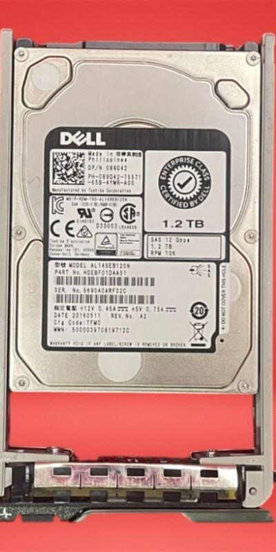 Dell AL14SEB120N 1.2TB 10K RPM SAS 2.5" Internal Laptop Drive with Caddy Tray