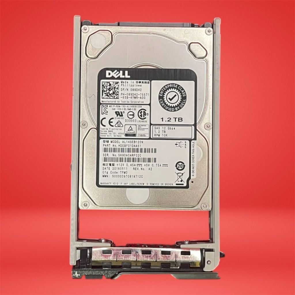 Dell AL14SEB120N 1.2TB 10K RPM SAS 2.5" Internal Laptop Drive with Caddy Tray
