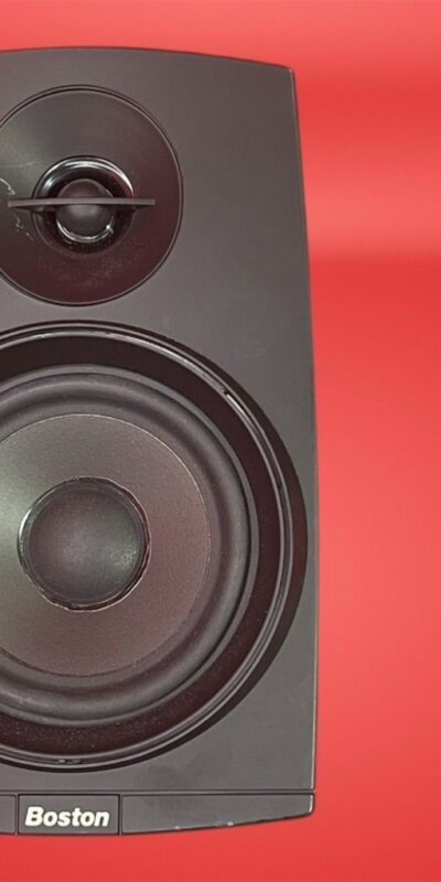 Boston Acoustics Micro80x Black Satellite Speaker with Mounting Bracket