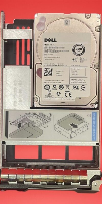 Dell ST300MM0006 300GB 10K SAS 2.5" Internal Hard Drive for PowerEdge Servers
