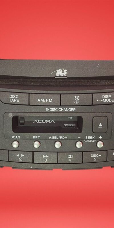 Acura TL 2004-06 AM/FM Radio 6 Disc CD Changer DVD Nav Unit 2 DIN 39100-SEP-A411