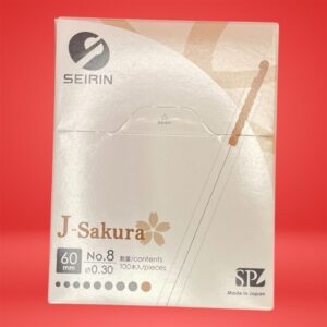 SEIRIN Acupuncture J-Sakura 24Z09G7 (JSP type) Length of 60mm 100 pieces needles