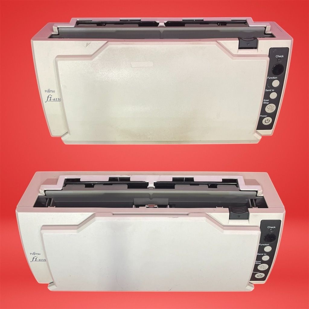 Fujitsu fi-6110 Duplex Desktop Document Scanner USB Lot of 2