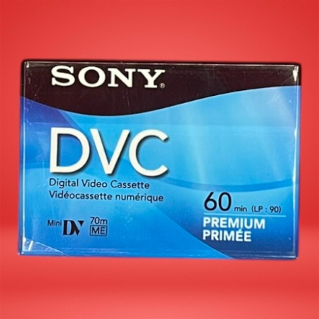 Sony Mini DV 60min Camcorder Tapes - Lot of 2 Recordable Cassettes
