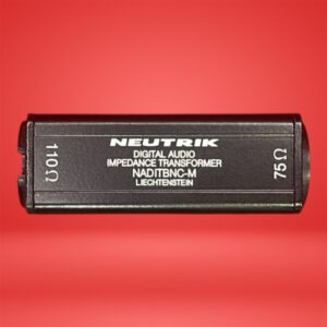 Neutrik NADITBNC-M Digital Audio Impedance Transformer - BNC to XLR AES/EBU