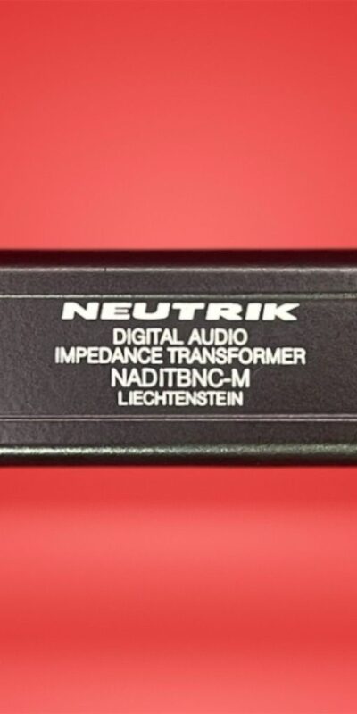 Neutrik NADITBNC-M Digital Audio Impedance Transformer - BNC to XLR AES/EBU