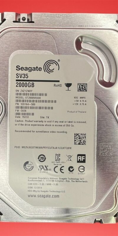 Seagate SV35 ST2000VX000 2TB SATA 3.5" Internal Desktop Hard Drive 7200 RPM