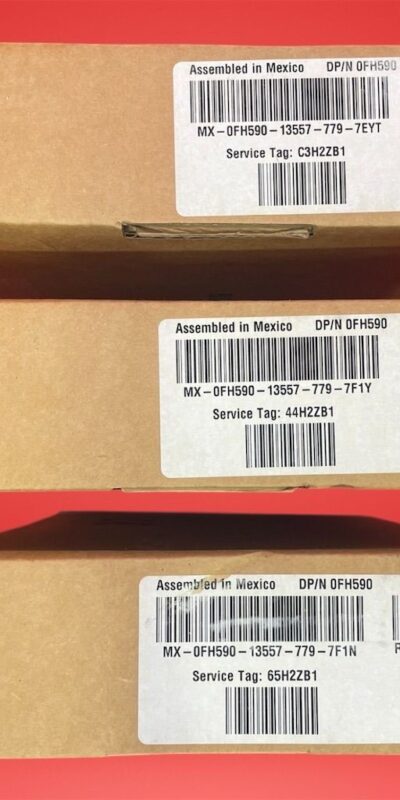 Lot of 3 QLE2460-DELL 4GB Single Port Fibre PCI-E Controller QLE2460-DEL-SP