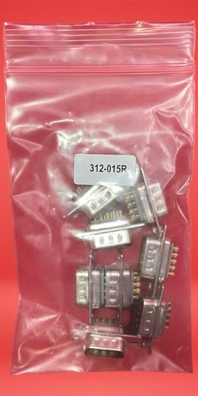 Lot of 8 D-Sub Connectors DB9 Connectors 312-015R