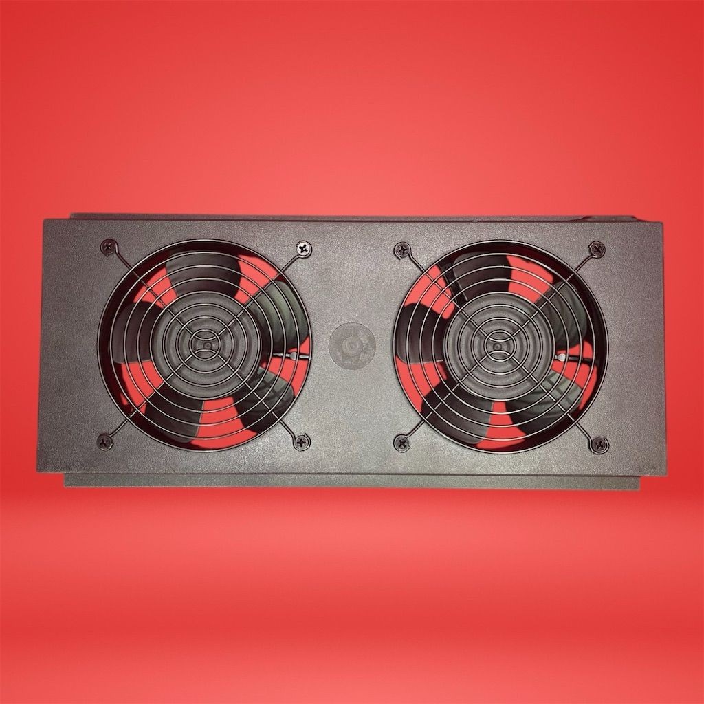 Great Lakes 7217WS 19" RACK COOLING DUAL MECHATRONICS UF12A12 FANS 115V