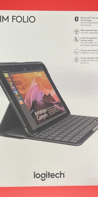 LOGITECH Slim Folio Bluetooth Keyboard Case for iPad (920-008617)