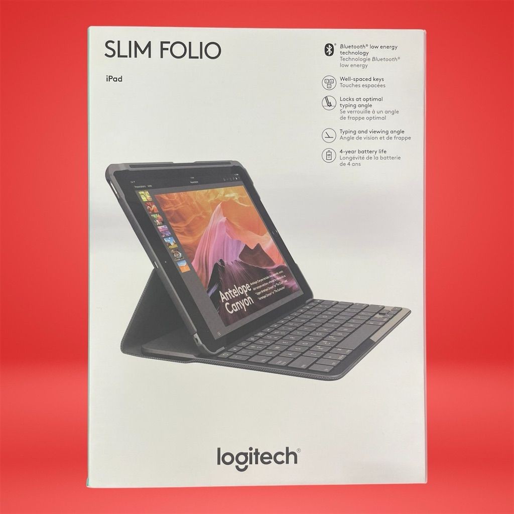 LOGITECH Slim Folio Bluetooth Keyboard Case for iPad (920-008617)