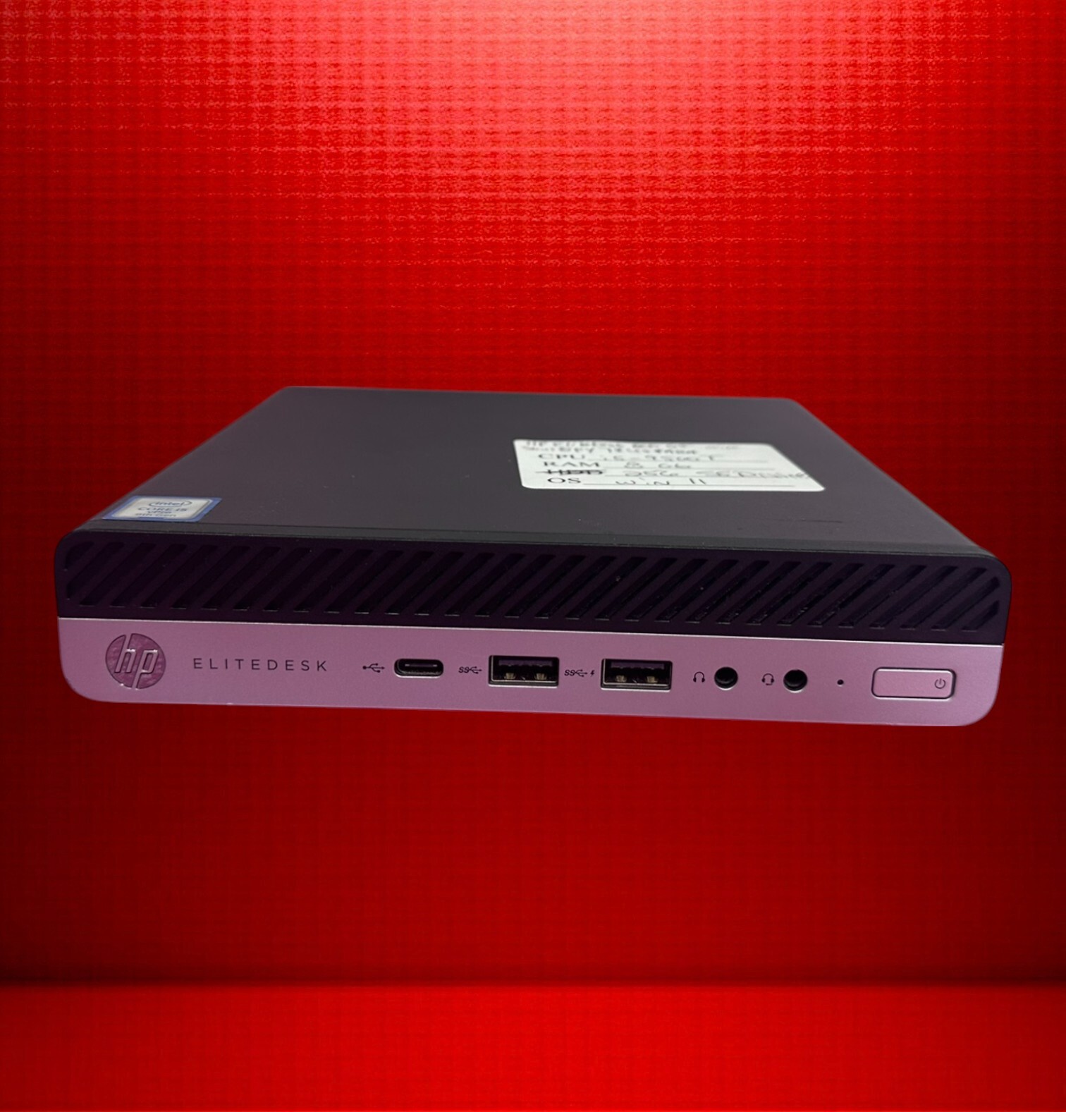 HP EliteDesk 800 G5 Mini PC i5-9500T 16GB 256GB SSD Windows 11 Pro SFF Desktop