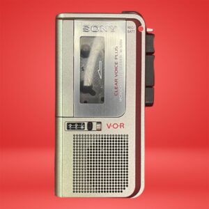 Sony M-570V Microcassette Voice Recorder Black Clear Voice Plus