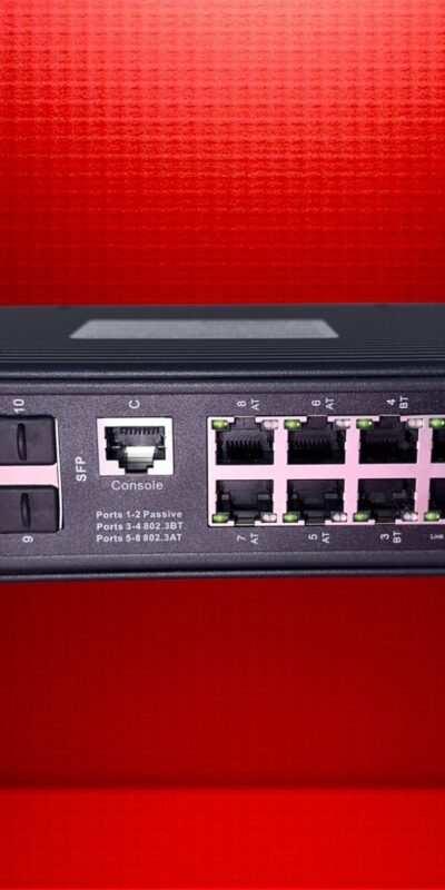 Tycon TP-SW8GAT/BT/24-SFP 8-Port Gigabit PoE++ Managed Industrial SFP Switch