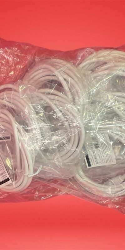 10x White CAT6 Ethernet Cables 10FT Snagless Shielded Network Cord