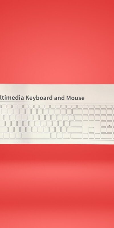 Ultra Slim Wireless Multimedia  Keyboard KG9013 & Mouse G3180E Set Black