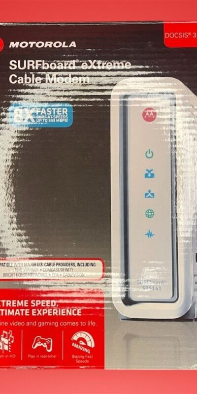 Motorola SURFboard SB6141 DOCSIS 3.0 Cable Modem 343 Mbps