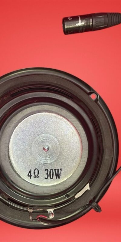 4" 30W Mid Bass Woofer Speaker XLR Connector 4Î©
