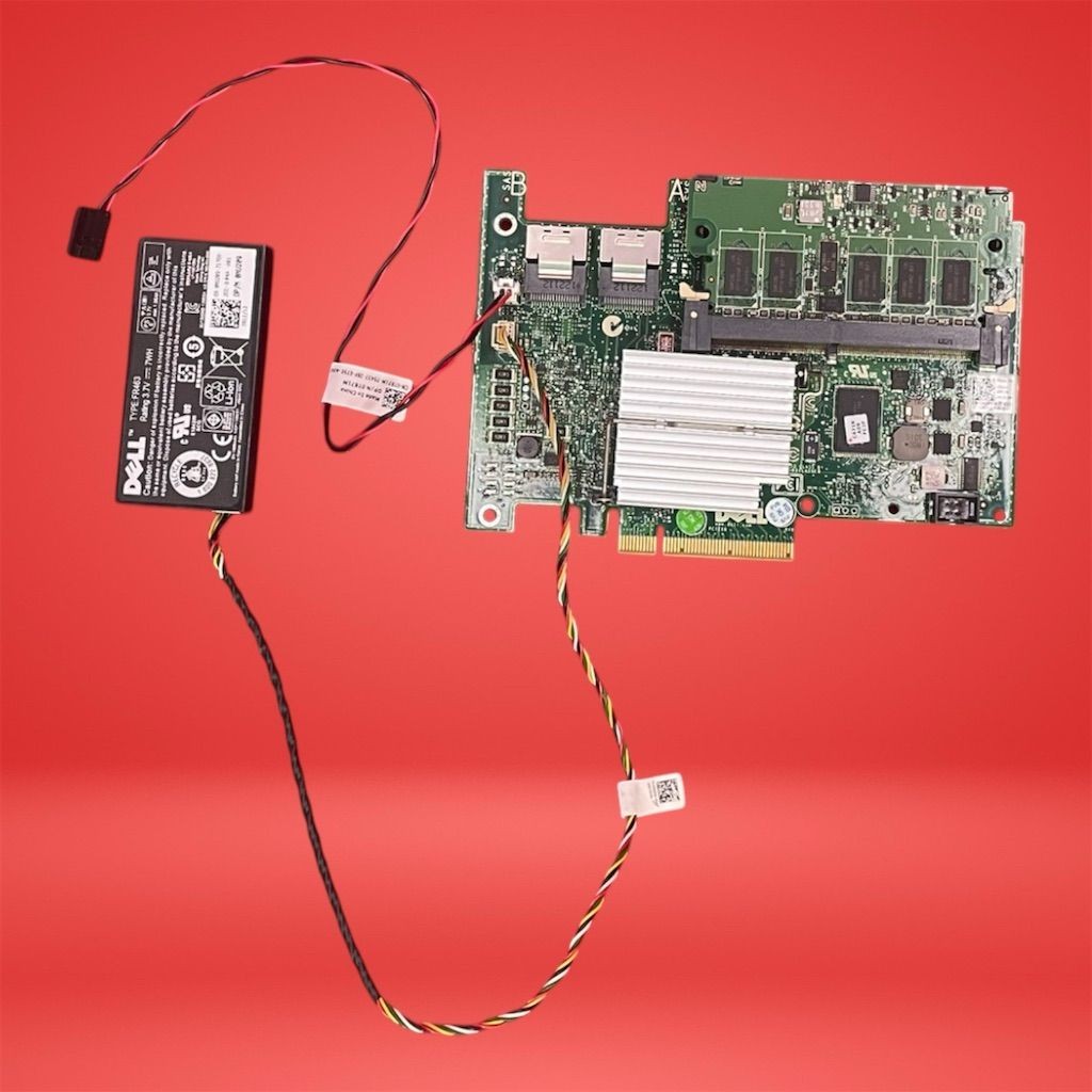 Dell PERC H700 RAID Controller w/ Battery & Cables 512MB Cache 6Gb/s SAS
