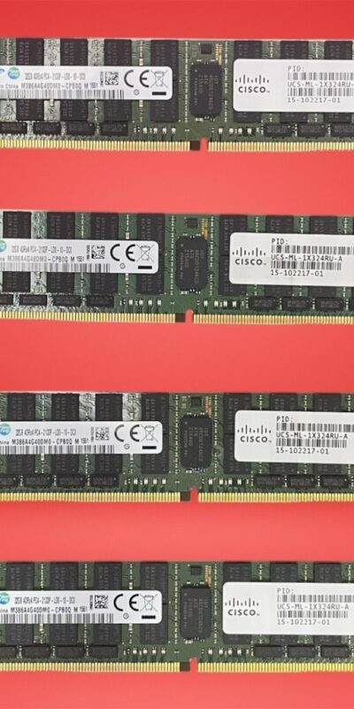 Samsung M386A4G40DM0-CPB0Q 4x32GB PC4-17000P DDR4-2133P 4DRX4 ECC DIMM Memory
