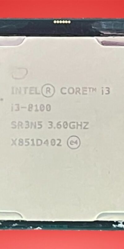 Intel Core i3-8100 8th Gen Desktop Processor 4 Cores 3.6GHz LGA 1151 SR3N5