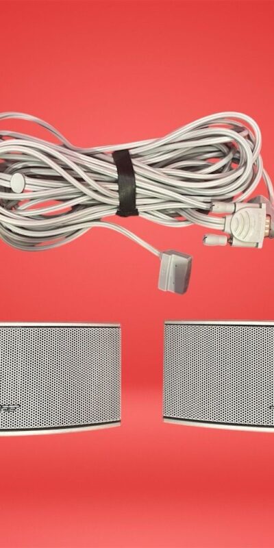 Bose White Wired Speaker Set with Superior Sound Quality