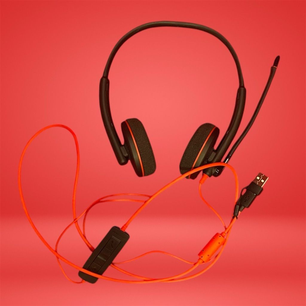 Plantronics Blackwire C3220 USB Stereo Headset Noise-Canceling Mic