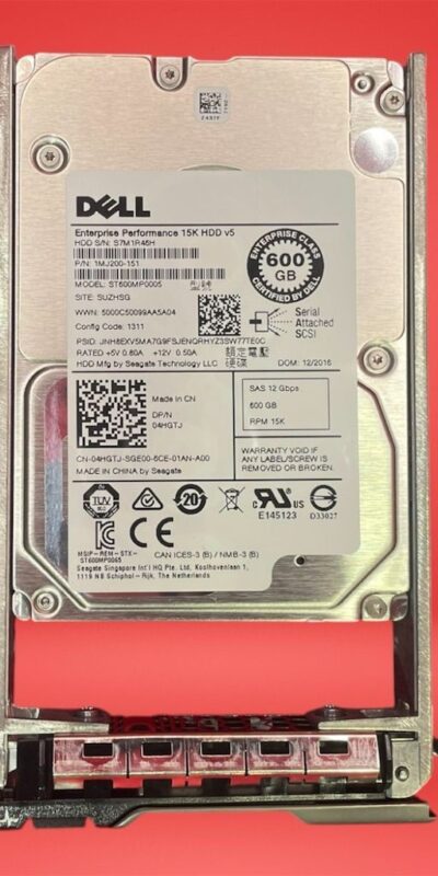 Dell ST600MP0005 600GB 2.5" 12Gb/s 15K RPM SAS Drive Dell 04HGTJ