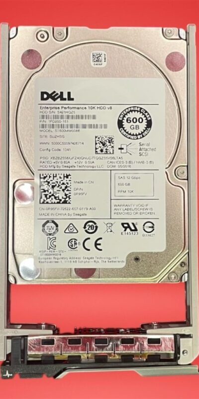 Dell 0R95FV ST600MM0088 600GB 10K RPM 12Gb/s 2.5" SAS Drive