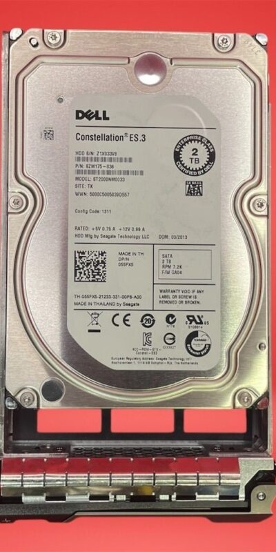 Dell ST2000NM0033 2TB 3.5" SATA Internal Desktop Hard Drive with Tray 055FX5