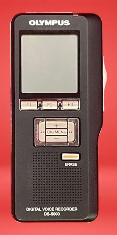 Olympus DS-5000 Digital Voice Recorder Black USB Built-in Mic & Speaker