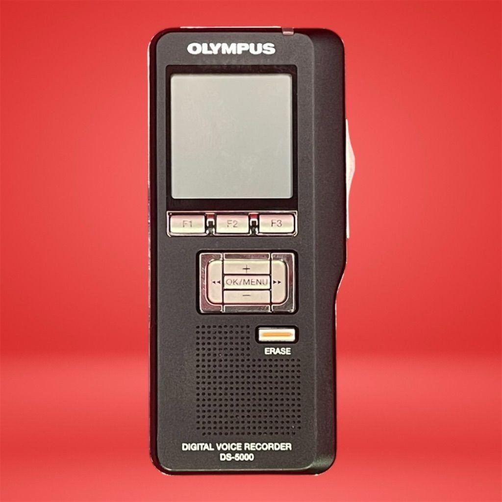 Olympus DS-5000 Digital Voice Recorder Black USB Built-in Mic & Speaker