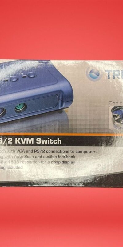 TRENDnet 2-Port PS/2 KVM Switch TK-205K