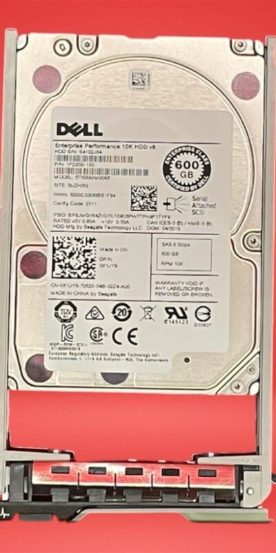 Dell 600GB 10K RPM SAS Internal Desktop Hard Drive HDD 0K1JY9
